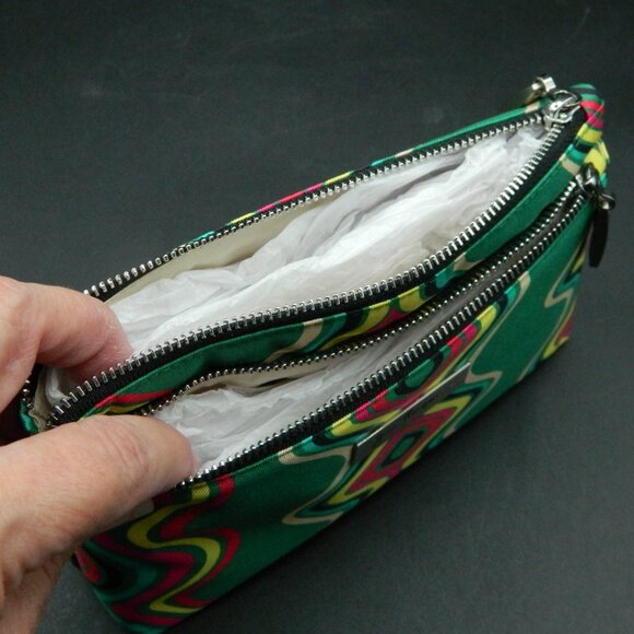 Jim Thompson Namlai Silk double Zip Pouch NWOT - Picture 4 of 4